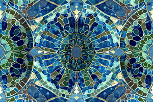 Glasscheibe Mosaik Glasscheibe Mosaik